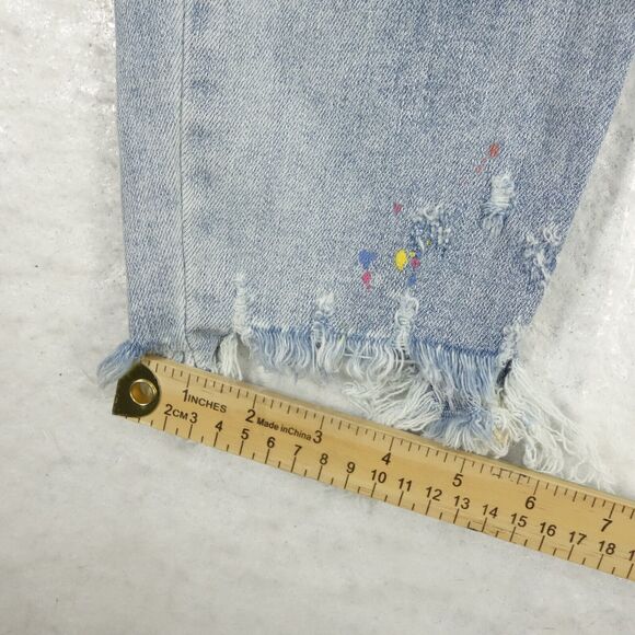 Judy Blue Light Blue Distressed Boyfriend Jeans - Picture 7 of 14